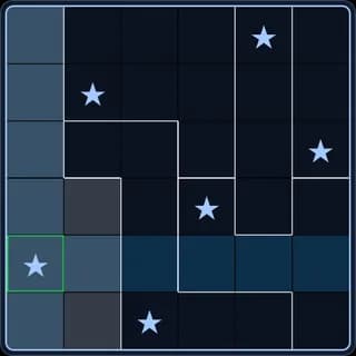 A 1-Star Battle board in the 10+ Number Puzzles app