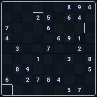 A One Up board in the 10+ Number Puzzles app